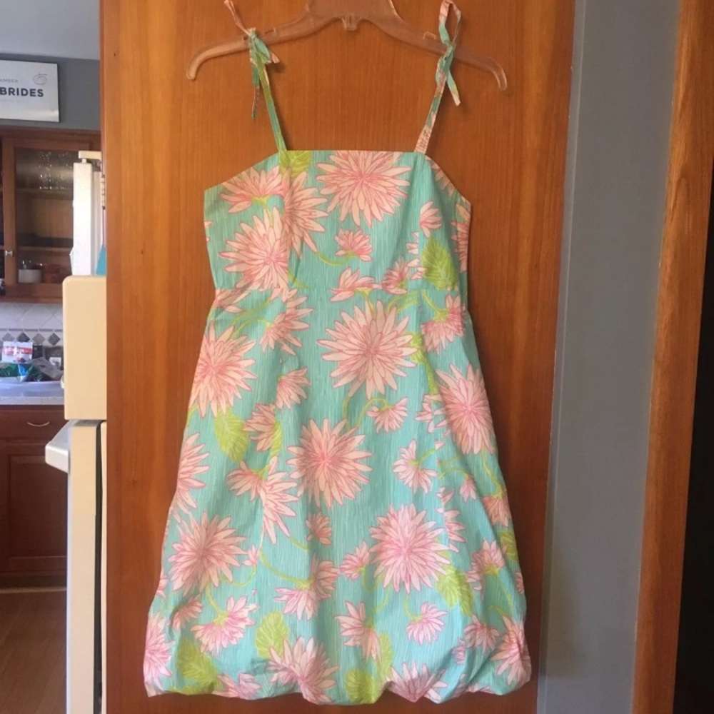 Lilly Pulitzer bubble hem sundress Carolina Sz 16